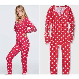 Victoria's Secret Pink Bling thermal one-piece pajama